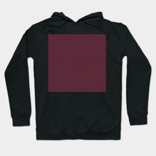 "Just Right" Small Houndstooth by Suzy Hager   Red & Brown Colors Hoodie